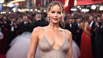 Jennifer Lawrence präsentiert ihren Babybauch in einer traumhaften Robe